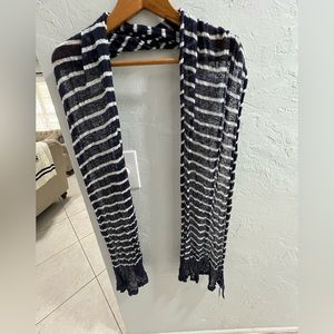 Polo by Ralph Lauren navy blue/white scarf (BRAND NEW NEVER WORN!)